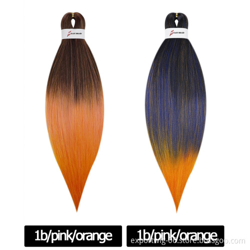 Bulk Pre-strched Braiding Hair Wholesale Braiding Synthetic Hair Extension for Braid Crochet